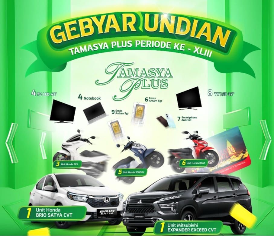 Gebyar Undian Tamsya Plus periode ke - XLIII